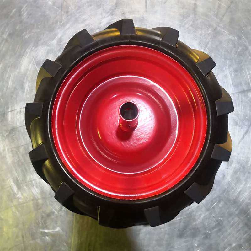 厂家 静音橡胶脚轮 万向脚轮工业实心轮农机工具车实心轮350-8