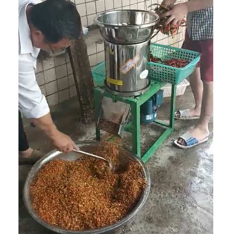 打芝麻花生酱机  蔬菜快速粉碎机小型作菜馅果蔬设备辣椒切颗粒机