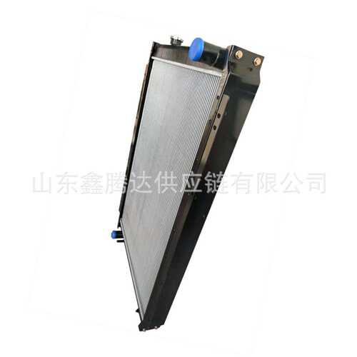 PC220-7挖掘机水箱散热器 206-03-71111铝制水箱总成汽配全铝