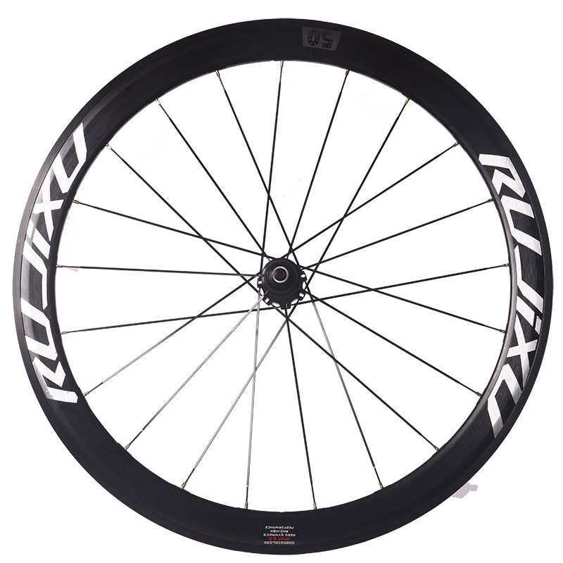 700c 50MM框高RUJIXU锐杰逊直拉破风辐条公路自行车轮组V/C刹圈刹