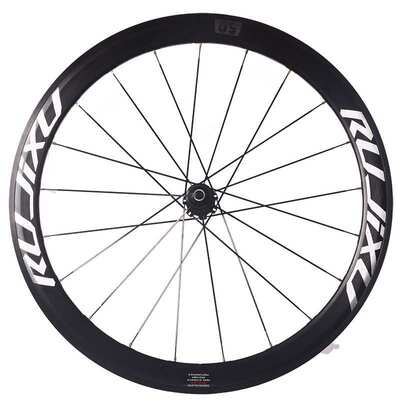 700c 50MM框高RUJIXU锐杰逊直拉破风辐条公路自行车轮组V/C刹圈刹