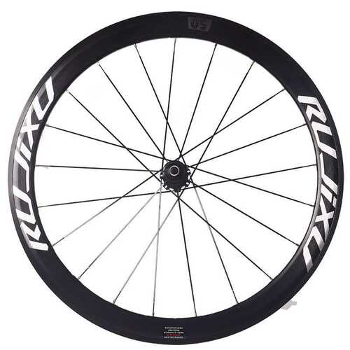 700c 50MM框高RUJIXU锐杰逊直拉破风辐条公路自行车轮组V/C刹圈刹