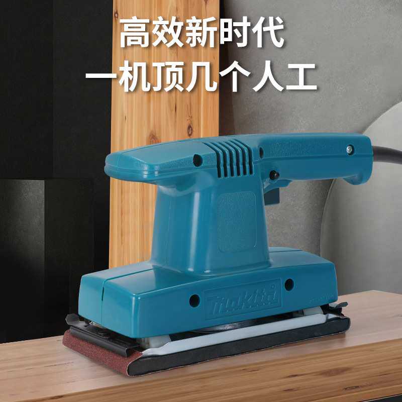 专业长方形大功率砂光机木材金属打磨机电动平面抛光打磨砂纸机