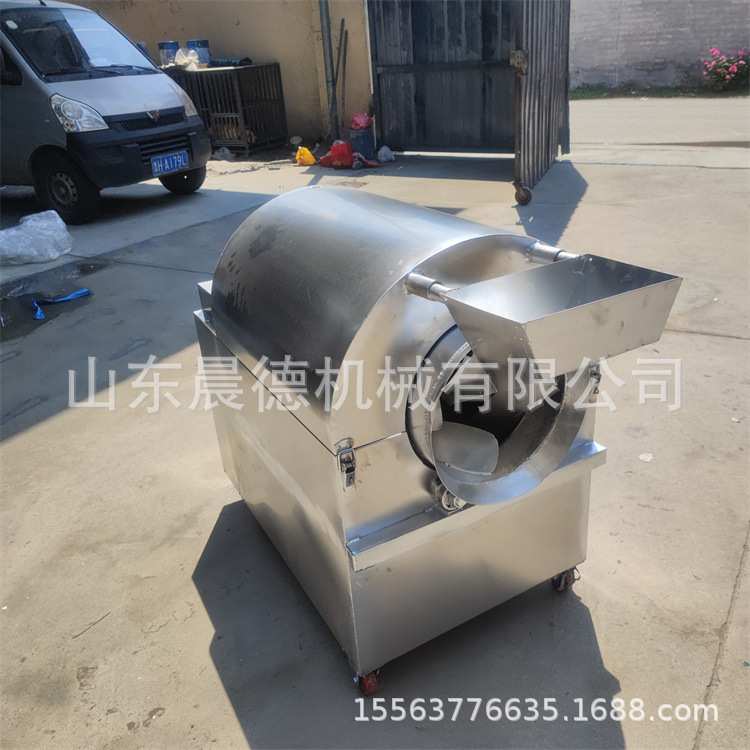 电磁炒芝麻小型葵花籽炒货机 炒黄豆豌豆机器电加热滚筒炒料机