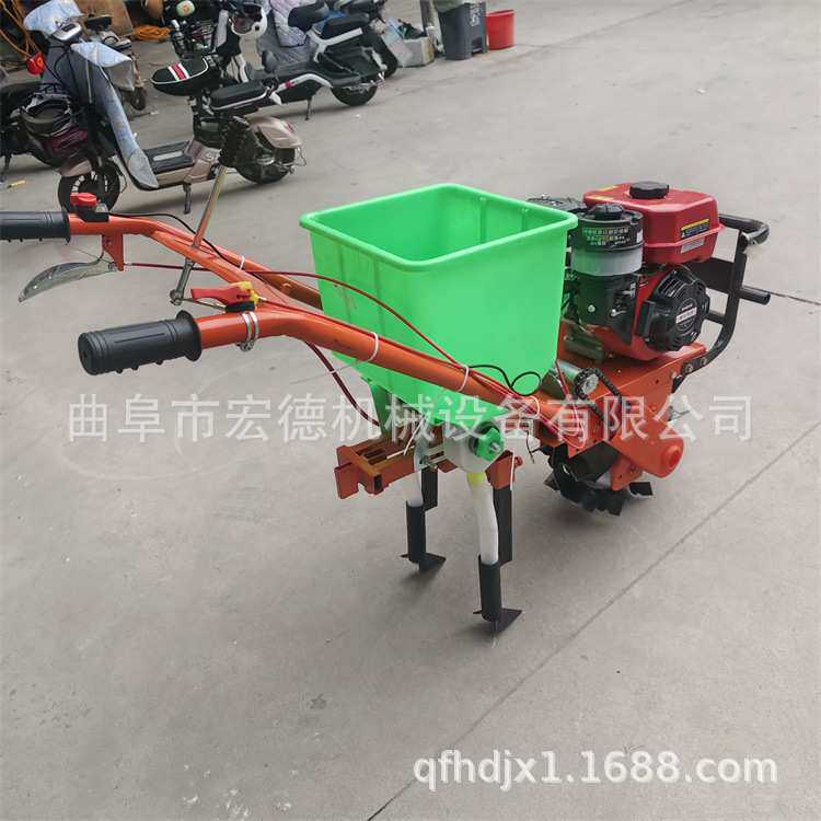 小型汽油播种机 玉米地施肥播种机 柴油链轨追肥机图片