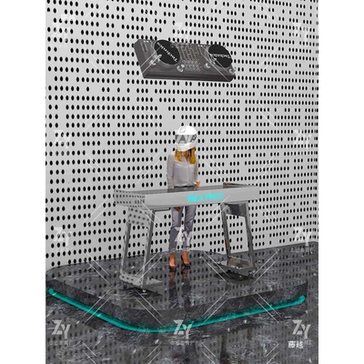 ktv酒吧发光dj台移动打碟台打碟机小型桌子调音台操作台支架