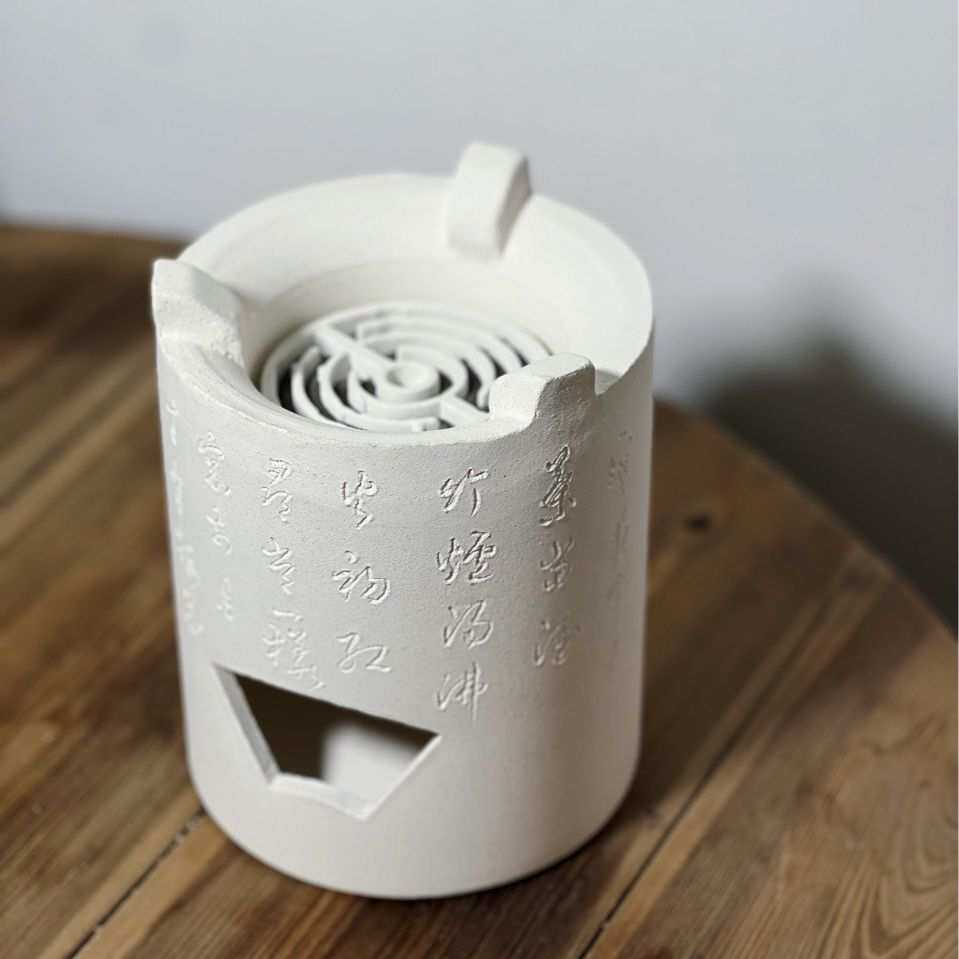 白泥炭炉砂铫壶电炭两用炉电炉丝白泥凉炉碳炉工夫茶炉酒精炉日式