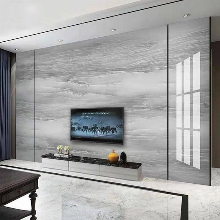钉制仿大理石纹壁画电视背景墙壁纸简约现代整张墙纸客厅无缝墙布,家装主材,瓷砖背景墙,淘宝优惠券,粉丝福利购,淘宝优惠卷