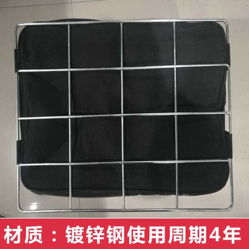 ◇外卖保温箱固定镀锌车载架架快餐后座不锈钢包铁架底托送餐电动