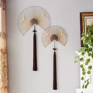 新中式墙饰创意客厅壁饰欧式玄关电视沙发背景墙上装饰品铁艺壁挂