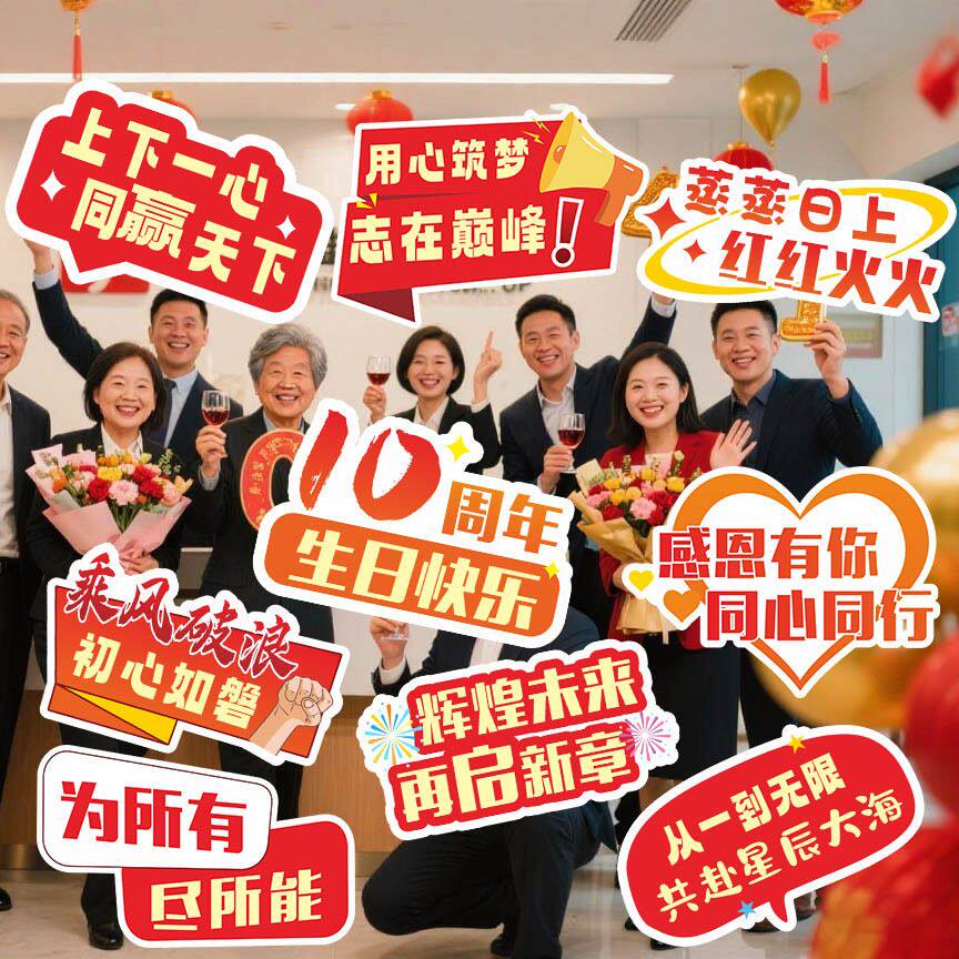 手举牌开业乔迁生日聚会团建活动打卡拍照道具创意板其他通用江愫