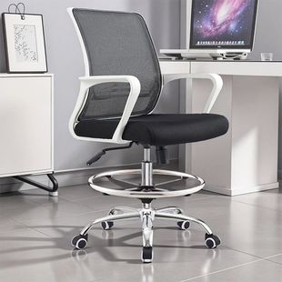 高脚靠背椅收银台椅前台椅家用电脑椅加高升降椅办公椅吧台椅凳子