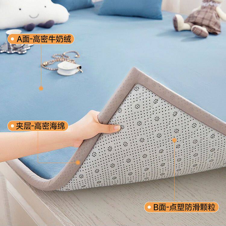 榻榻米床垫打地铺防滑床褥农村土炕垫子毡子地垫可折叠可钉制