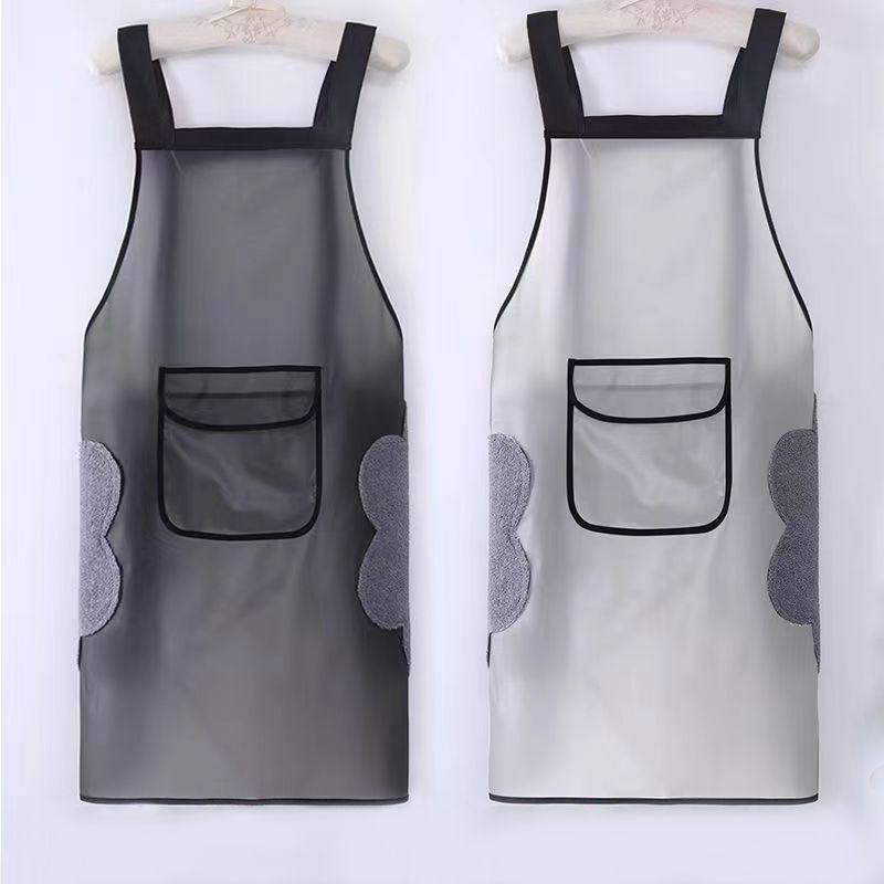防水防油无异味女围裙厨房家用上班免洗一擦即净无袖围腰男工作服,家庭/个人清洁工具,围裙,淘宝优惠券,粉丝福利购,淘宝优惠卷
