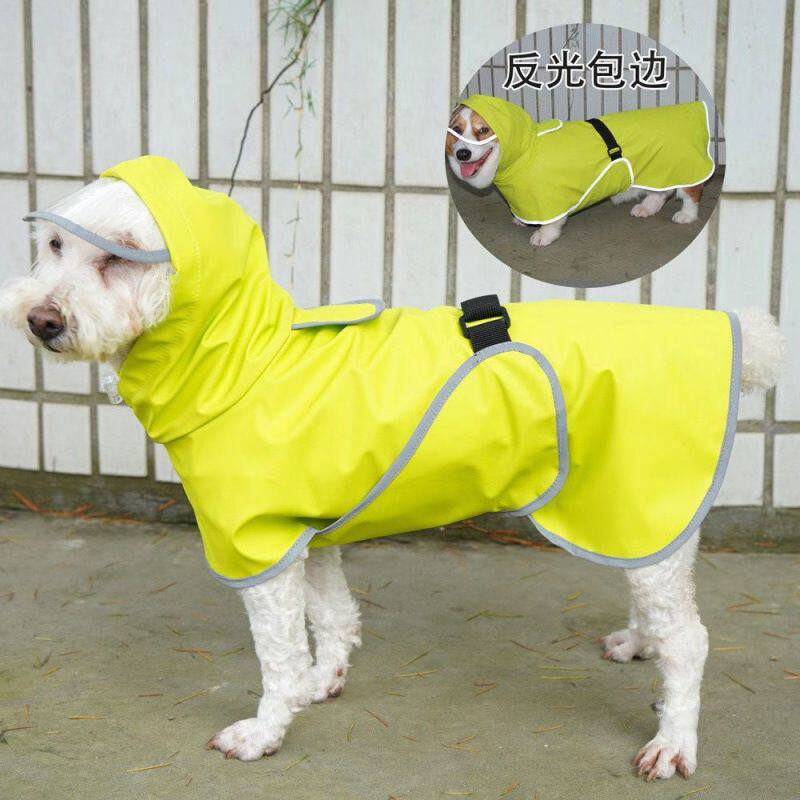 狗狗专用雨衣雨披全包护肚柯基中大型犬金毛阿拉斯加大狗衣服防水