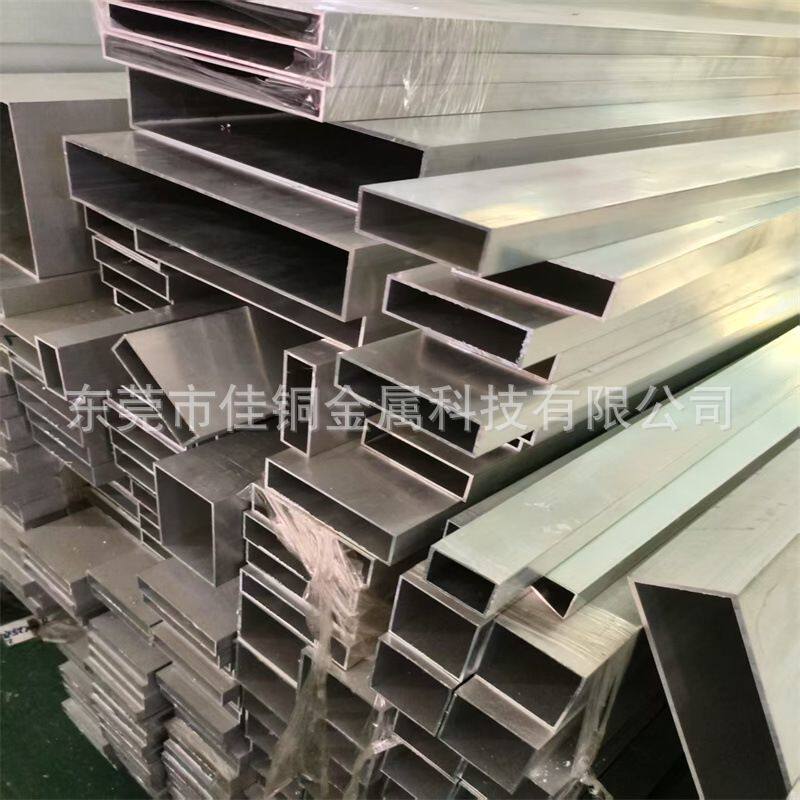 铝合金铝方管矩形铝管铝方通铝型材木纹扁管空心管吊顶加工隔断
