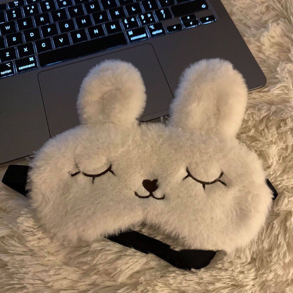 睡个好觉软fufu可爱兔子毛绒绒遮光睡眠眼罩舒适专用秋冬季,居家日用,眼罩,淘宝优惠券,粉丝福利购,淘宝优惠卷