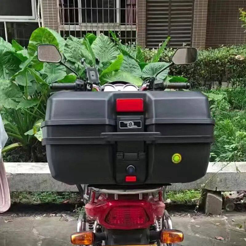 ぃ太子摩托车尾箱后备箱特大号通用电动车加厚储物箱大容量后尾箱