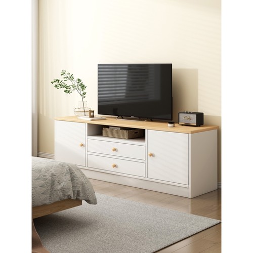 高款电视柜客厅家用2025新款小户型落地收纳储物一体卧室电视机柜