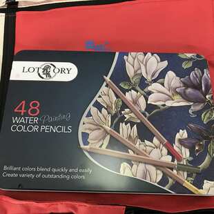 老人头48色水溶性彩铅 48色彩色铅笔 水溶性彩铅 水溶彩铅铁盒