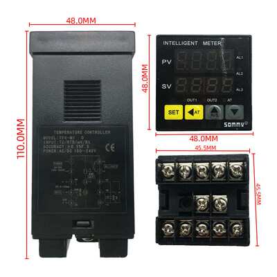 SOMMY松美温度控制器TF4/6/7/8/9-M1继电器+SSR输出智能温控器