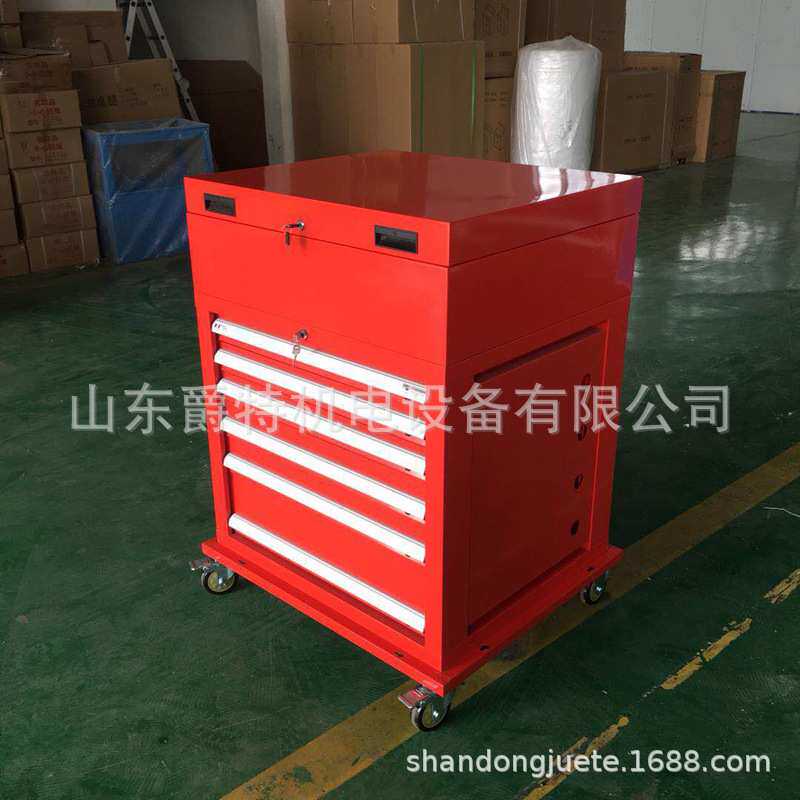 爵特机电数控工具车六抽屉移动车学校技能比赛用车直发现货质保
