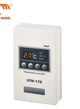 在友智能开关地暖温控器UTH-170电地暖用开关4kw大功率温度控制器