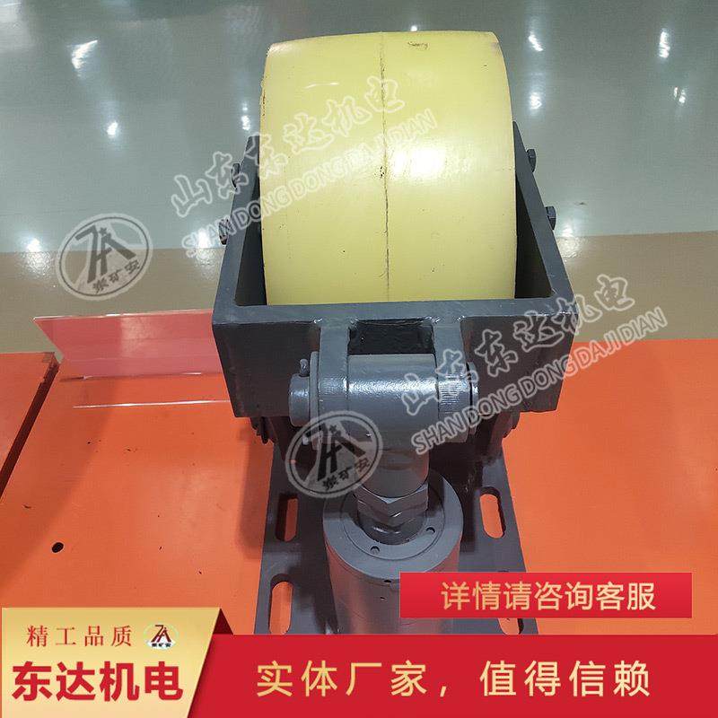 聚氨酯单双轮式轨道配件罐笼缓冲轮耐撕裂LS50滚轮罐耳