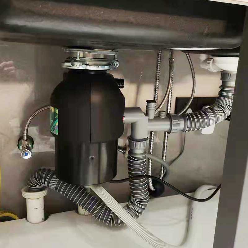 厨房垃圾处理器专用下水管套装粉碎机加厚耐高温防臭管防倒灌配件