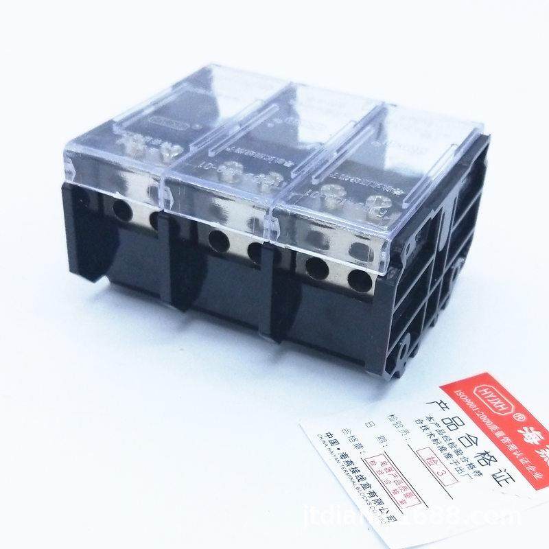海燕3进12出分线盒FJ6D-150-03/12三相十二表户导轨式接线端子盒