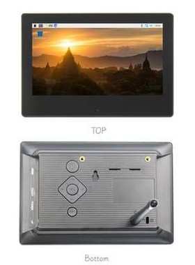 7寸树莓派LCD HDMI 显示屏 显示器 IPS全视角 1024X600 带外壳
