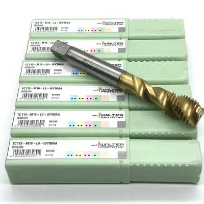 原装WALTER瓦尔特螺旋丝锥TC115-M16-L0-WY80AA螺旋丝攻