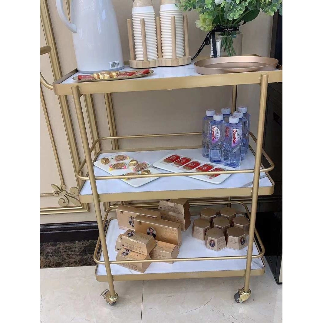 北欧实木手推餐车大理石移动甜品茶点车酒店奶茶店酒水车商用餐车,3C数码配件,USB灯,淘宝优惠券,粉丝福利购,淘宝优惠卷