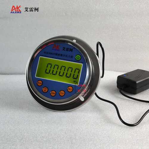 轴向带边ALKC600ZT数字标准表-0.1~60MPa电子测压表数显仪