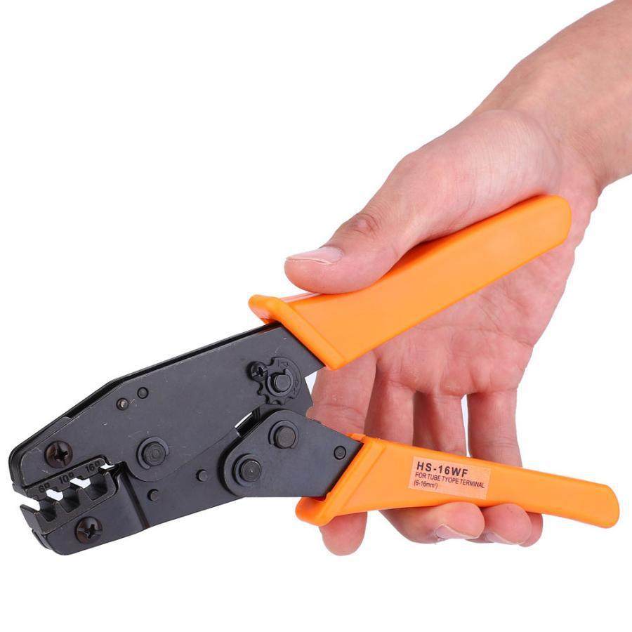 华胜工具管型端子压线钳6-16平方HS-16WF