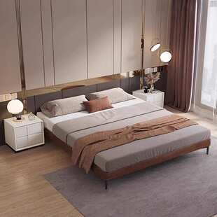 中古风实木床无床头1米5榫卯结构家用主卧2025新款复古1.8米大床