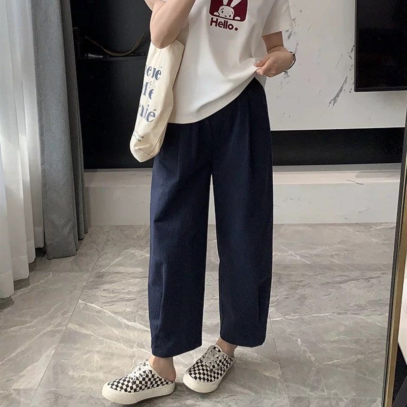 南瓜籽女装定制大码胖妹妹mm纯棉工装阔腿夏季宽松显瘦休闲气球裤,女装/女士精品,大码裤装,淘宝优惠券,粉丝福利购,淘宝优惠卷