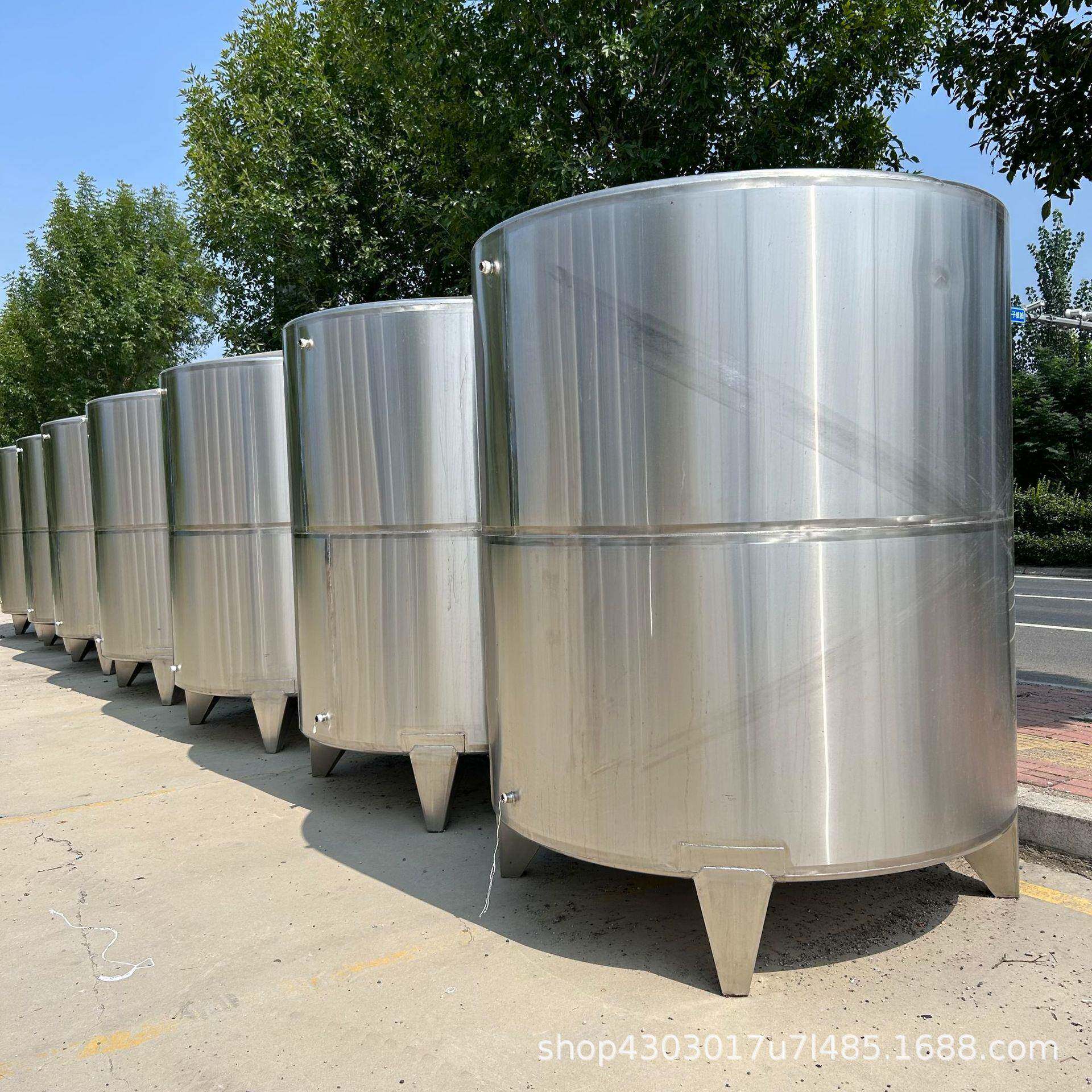 大型不锈钢食用油储存罐花生油菜籽油储蓄罐油坊10立方存油罐