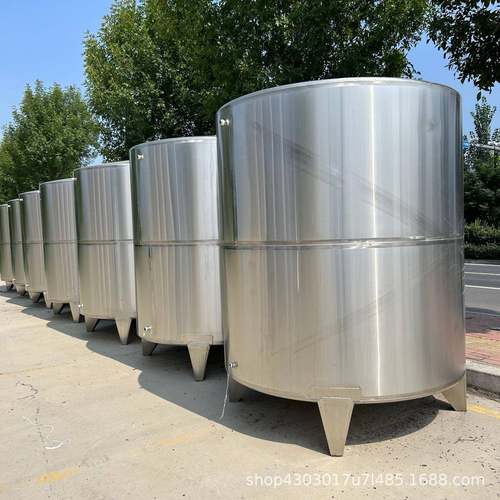 大型不锈钢食用油储存罐花生油菜籽油储蓄罐油坊10立方存油罐