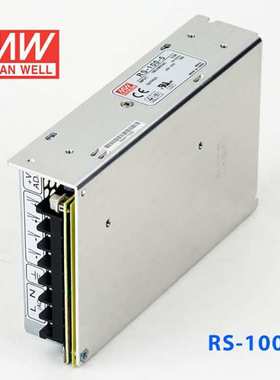明纬开关电源RS-100-5V16A12V8.5A15V24V4.5A48稳压驱动NES替