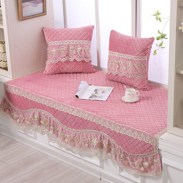 阳台毛绒欧式窗台垫飘窗垫炕子坐垫房间垫防滑榻榻米垫子定做加厚