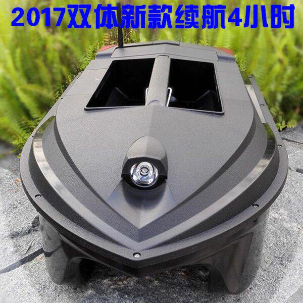 双体双仓自动遥控打窝船送料船抛竿放钩船钓鱼船续航4小时大载重