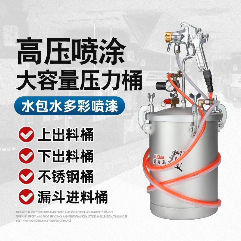 水包水多彩漆喷枪油漆q大理石乳胶漆气动喷涂机涂料包砂喷抢压力