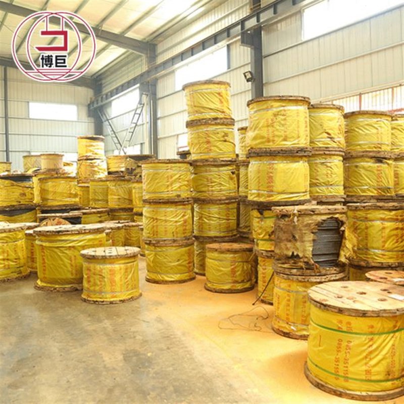 江苏南通钢丝绳品质s包塑涂塑镀锌钢丝绳光面钢绞线