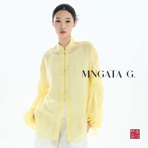 MNGATA G./曼加塔【中式黄水晶】桑蚕丝新中式中国风上衣5042253