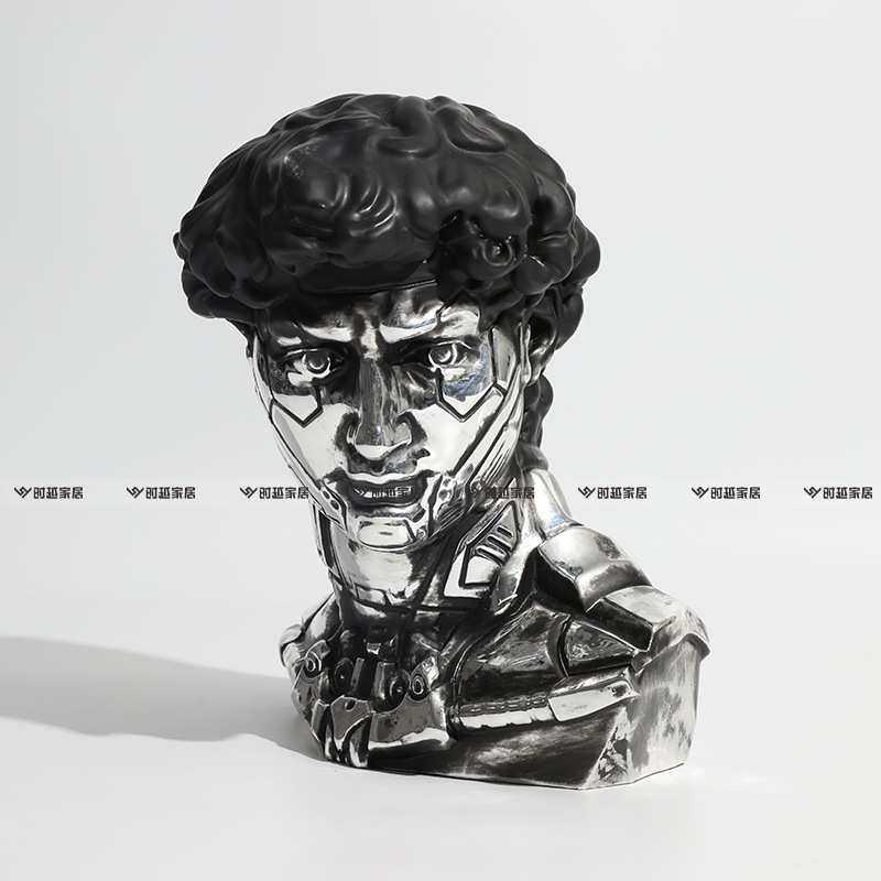 赛博朋克艺术摆件客厅桌面玄关轻奢软装设计师样板房软装饰品,3C数码配件,USB灯,淘宝优惠券,粉丝福利购,淘宝优惠卷