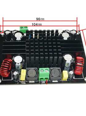 150W单声道TPA3116数字功放板重低音炮拉杆箱升压型功放板XH-M571