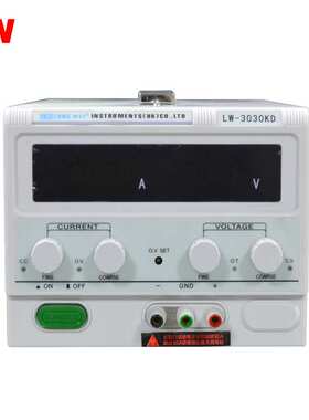 LW3030KD龙威直流稳压开关电源30V30A电镀老化测试LED高精度电源