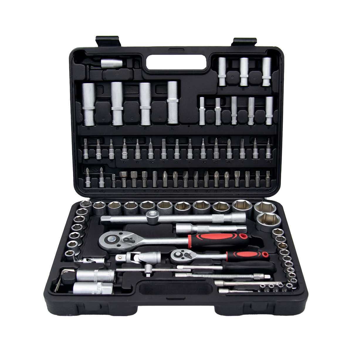 94pc件套筒棘轮扳手塑盒汽修工具 家庭随车组合手动工具套装批,3C数码配件,USB灯,淘宝优惠券,粉丝福利购,淘宝优惠卷