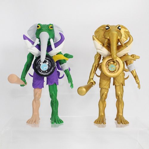 山海经大象双头鲨鱼手办模型玩具